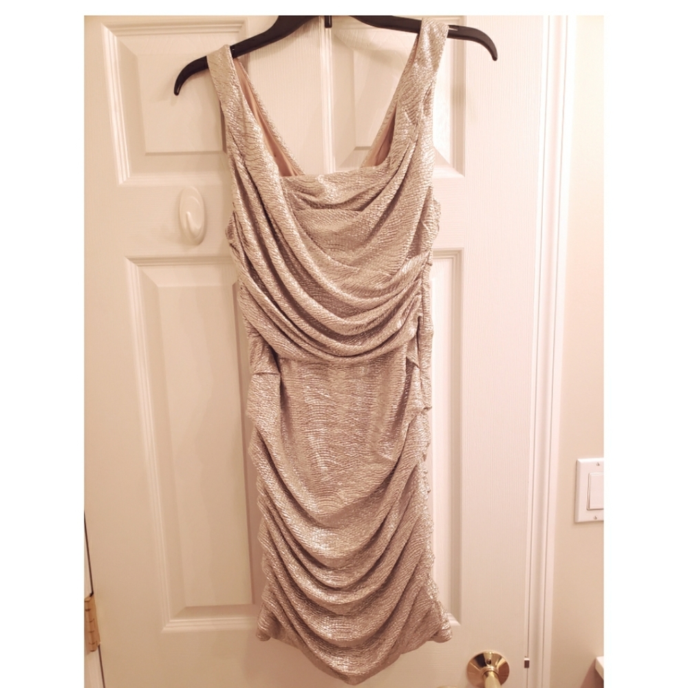 Express Gold Dress